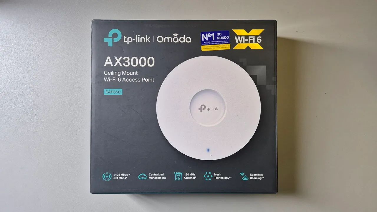 AP Tp-link Omada EAP650 V1.2 AX3000 Wi-Fi 6 Access Point 