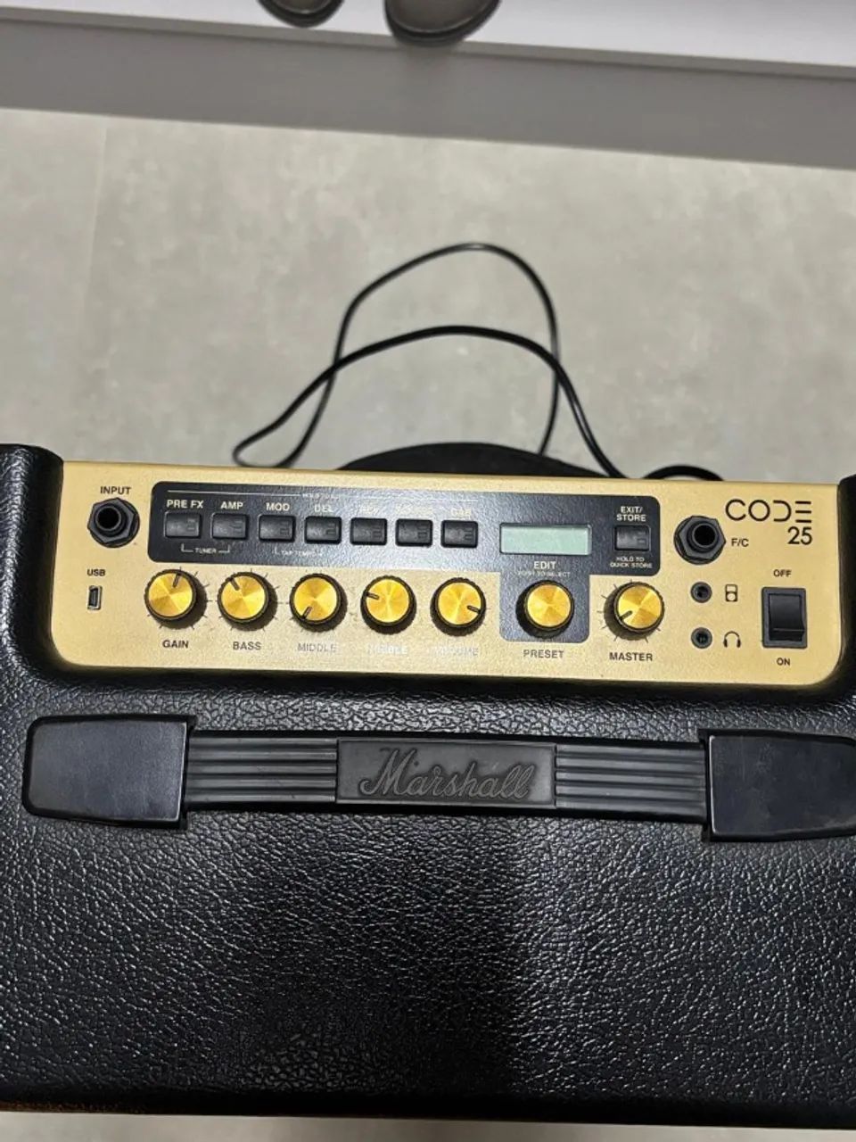 Amplificador Marshall CODE25 - 25W - Digital - Bluetooth e USB - Foto 5