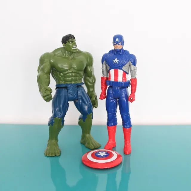 Dupla de Bonecos Avengers Marvel