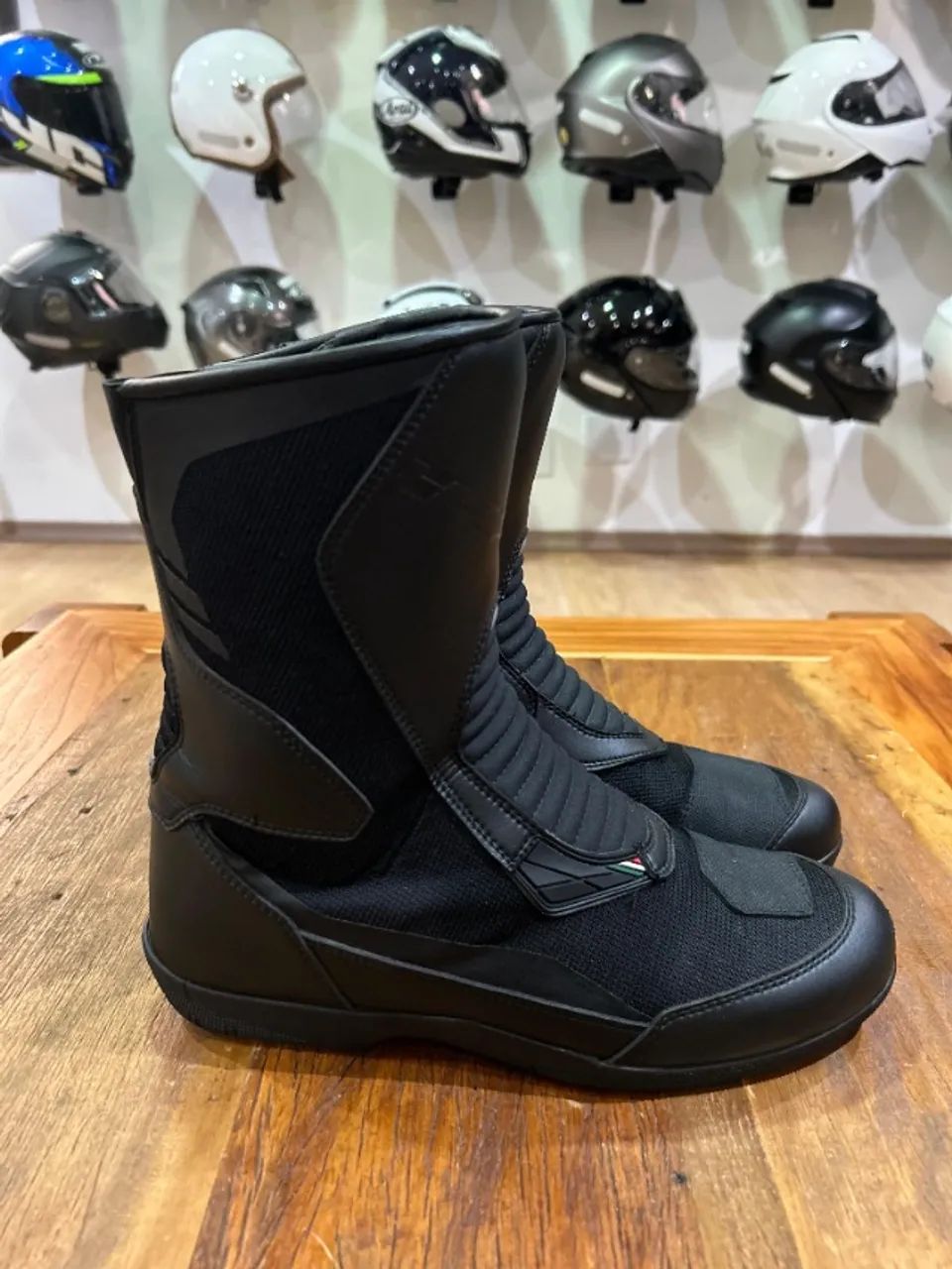 Bota Para Moto Tcx Big Trail Ventilada Zephyr Preta - Peças para