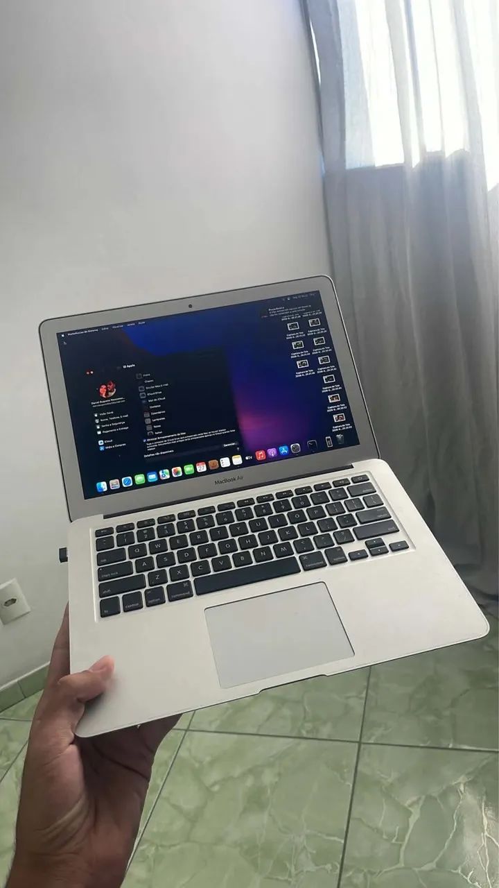 MacBook Air 2017 8gb RAM Core i7 - Bateria, carregador e placa nova 