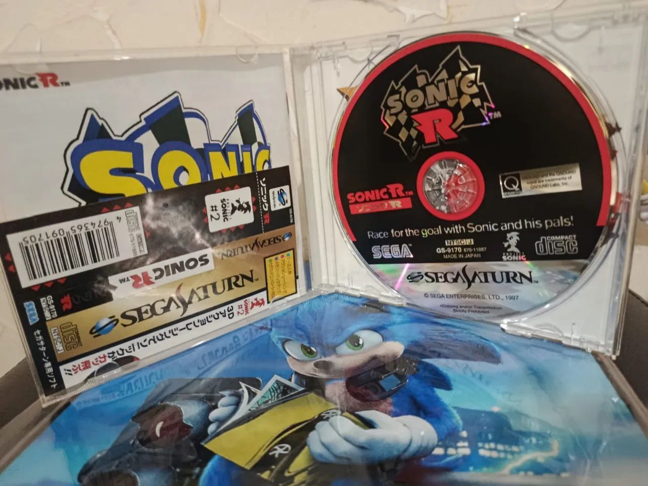 Sonic R - Original -Japonês -Sega Saturn - Foto 3