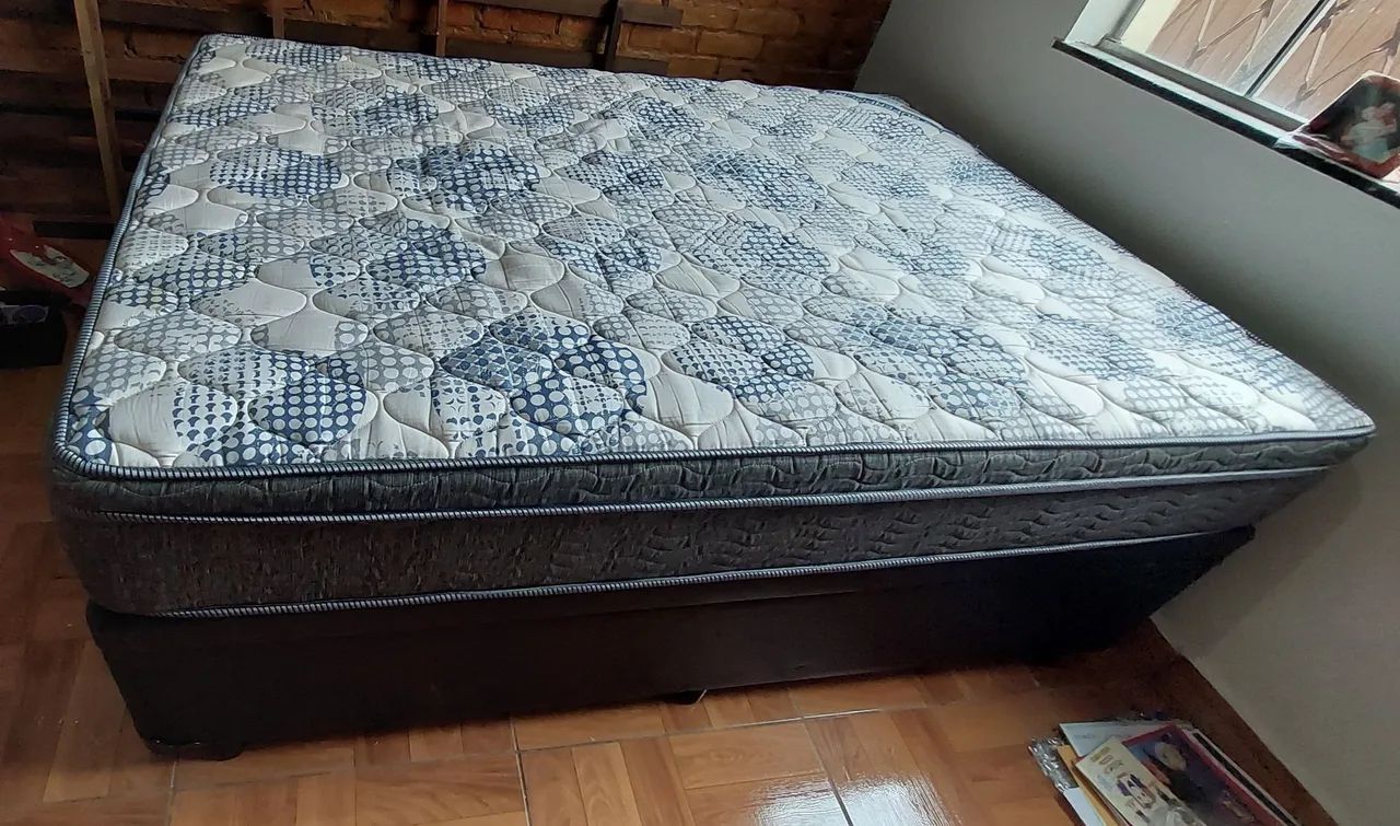 Cama Casal baú com colchão  - Foto 2