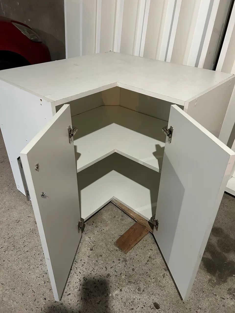 Armário de canto branco em MDF - Foto 2