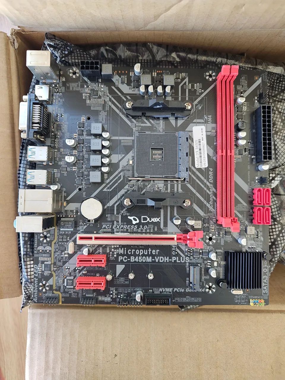 Placa mãe Duex b450m