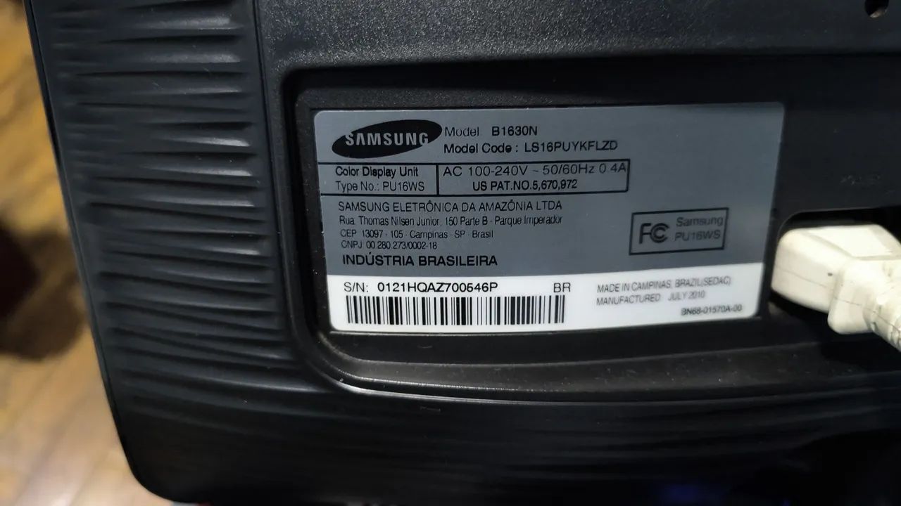 MONITOR SAMSUNG 16 POLEGADAS  - Foto 3