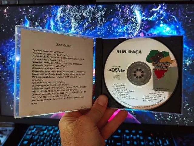 CD Câmbio Negro - Sub-raça - Original De Época Novinho 1995 - Foto 2