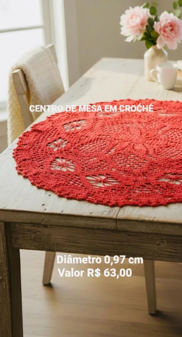 Sousplat em croche - Foto 3