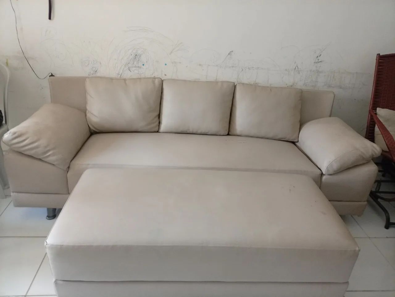 Sofá mais puf - Foto 3