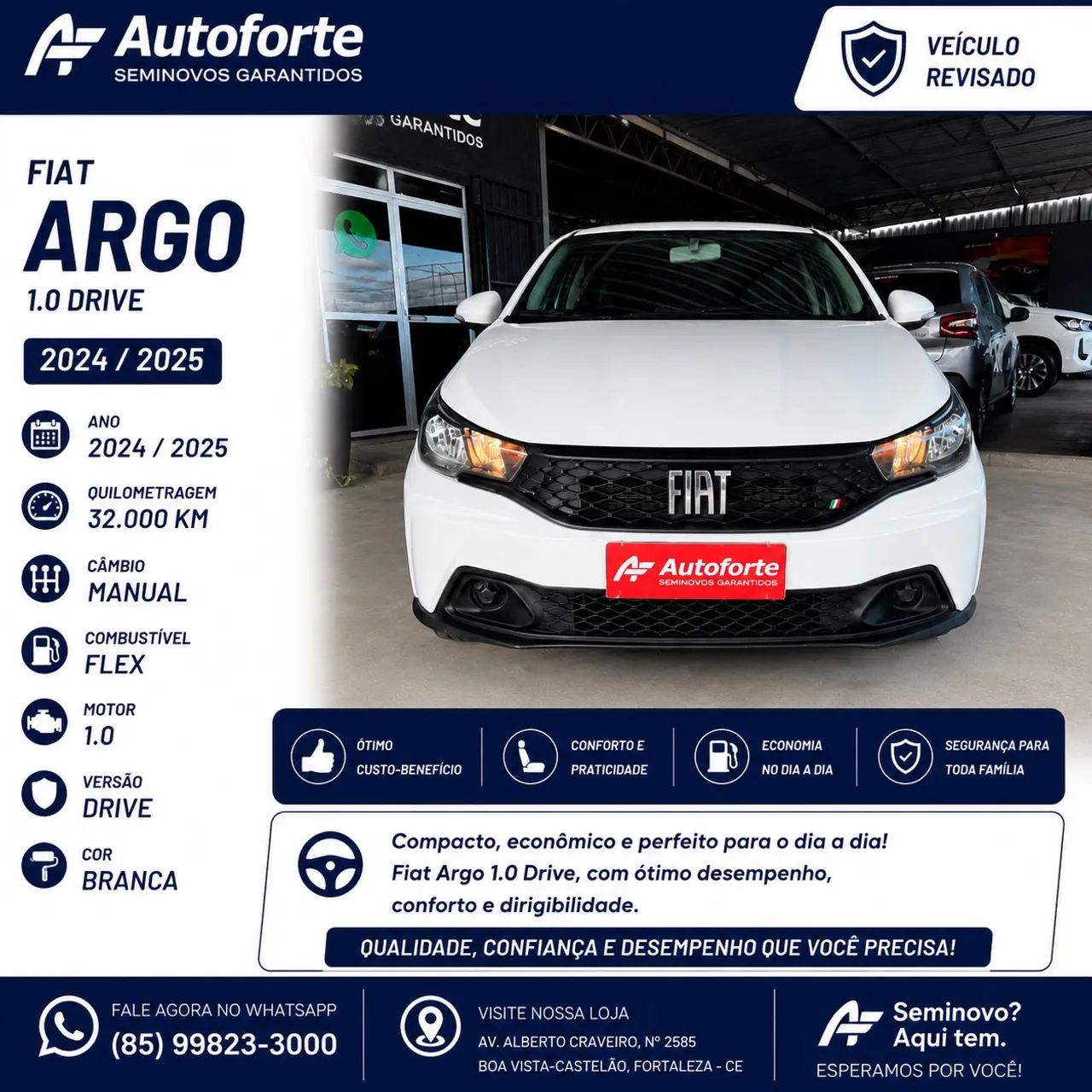Fiat Argo Drive 1.0 6V Flex 2025