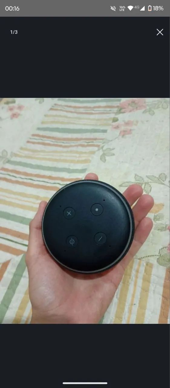 Echo Dot 3(Perfeito estado)