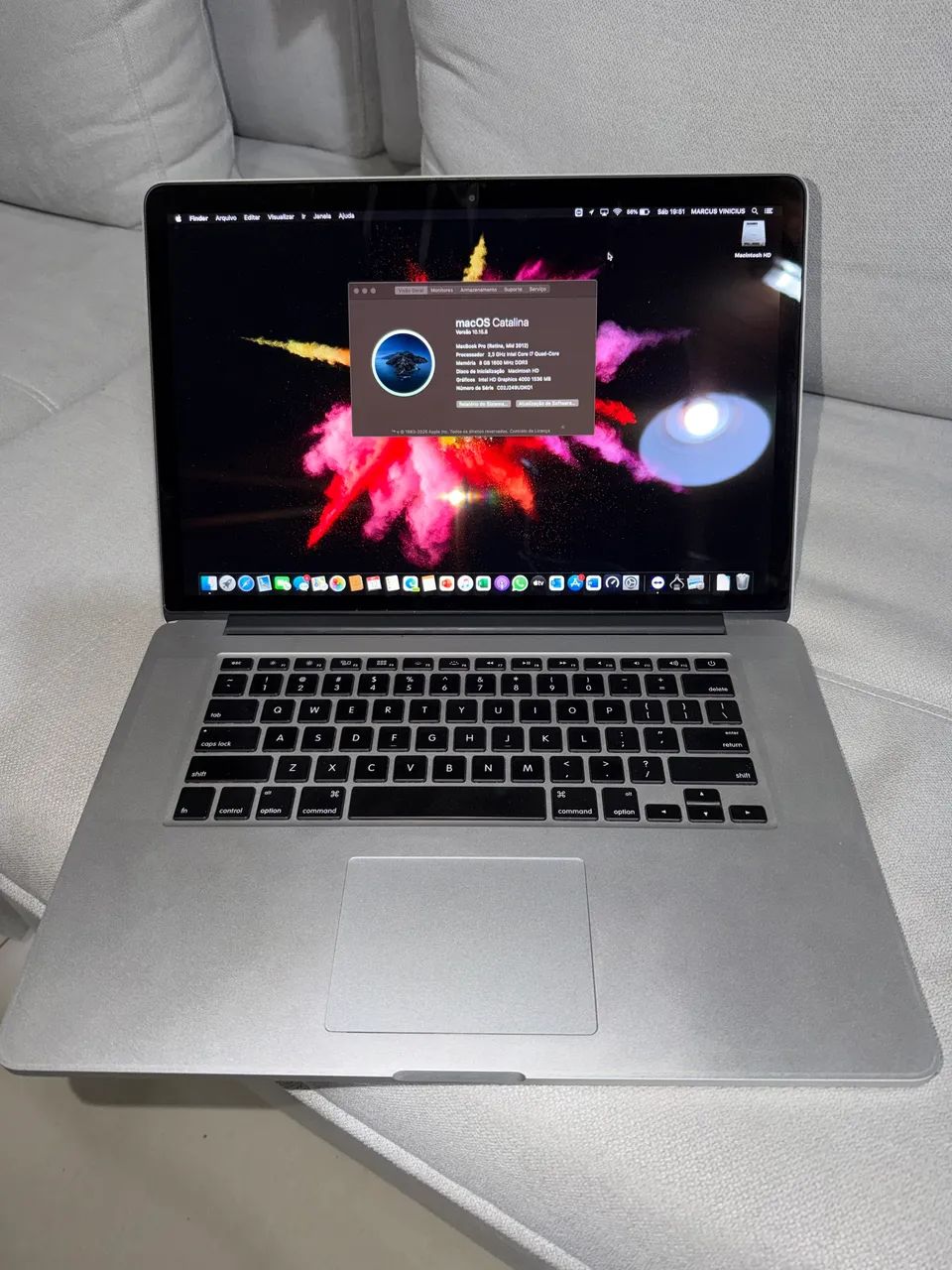 MacBook Pro (Retina 2012) 256gb
