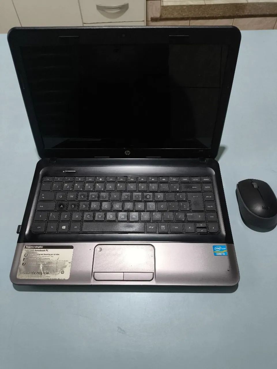 Notebook HP 1000 - i3 - 3ª geração 4GB + SSD 224 - Foto 4