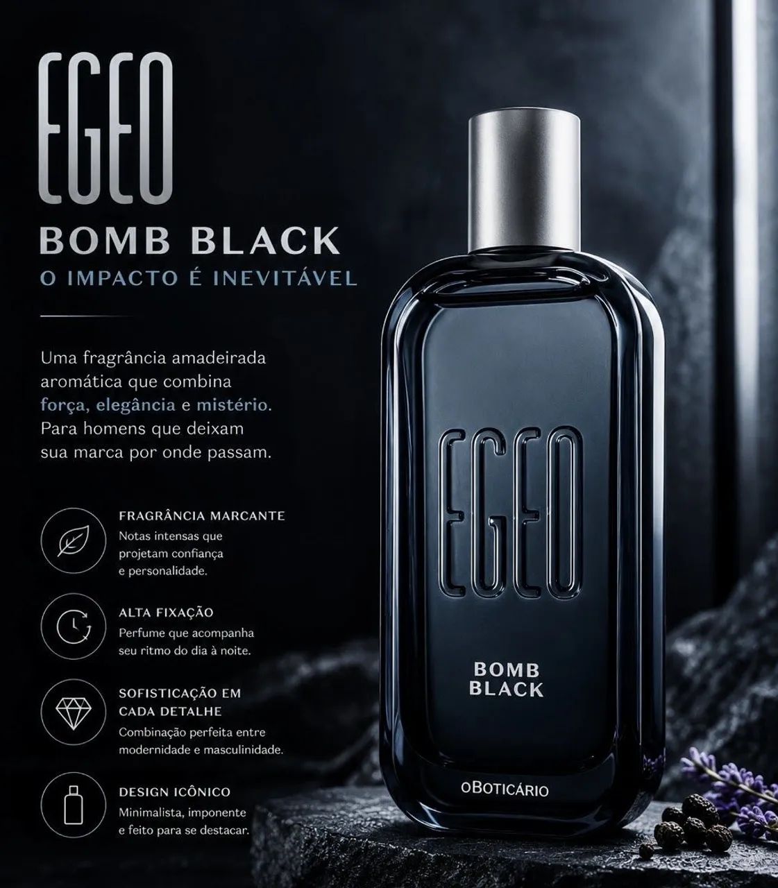 Boticário Egeo Bomb Black 