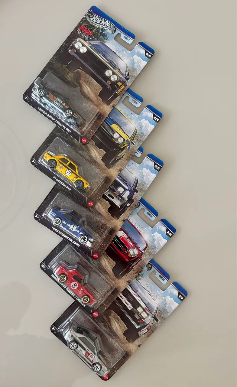 Set completo Hot Wheels Rally Racer - Silver Series 