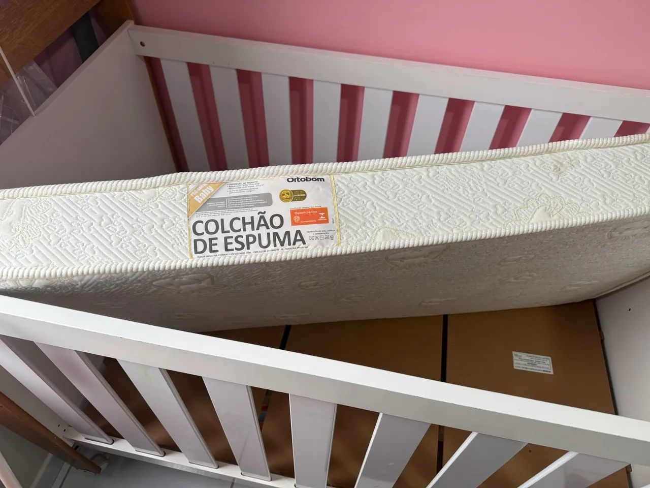 Berço americano +colchão pro saúde baby  - Foto 5