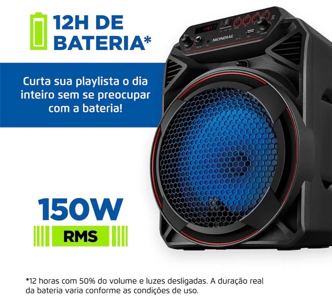Caixa de som Mondial 150W - Foto 3