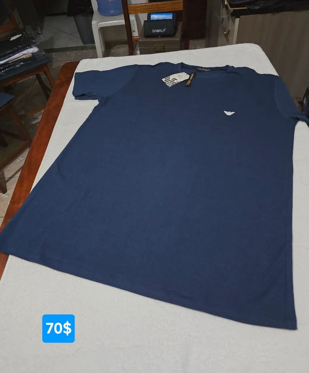 Camisa Grife peruana elastano da Empório Armani GG 