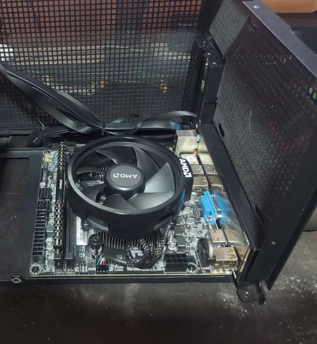Cpu mini itx ryzen 7 5700g, 8gb ram e ssd 240gb - Foto 5