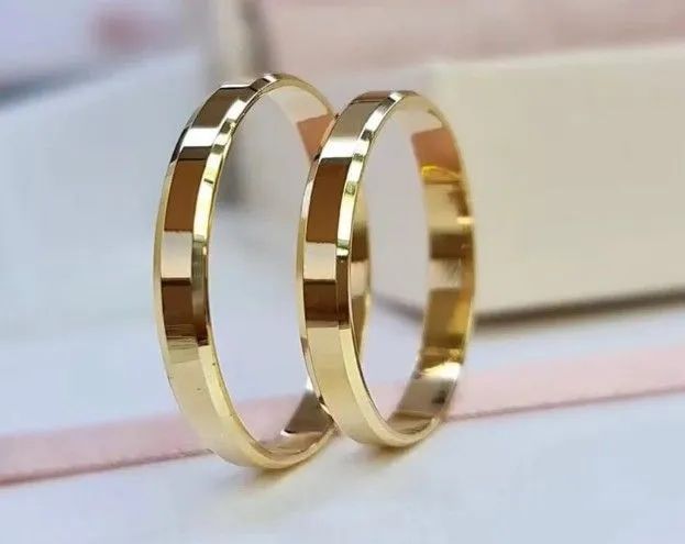Alianças Personalizadas Garantia Compromisso   - Foto 4