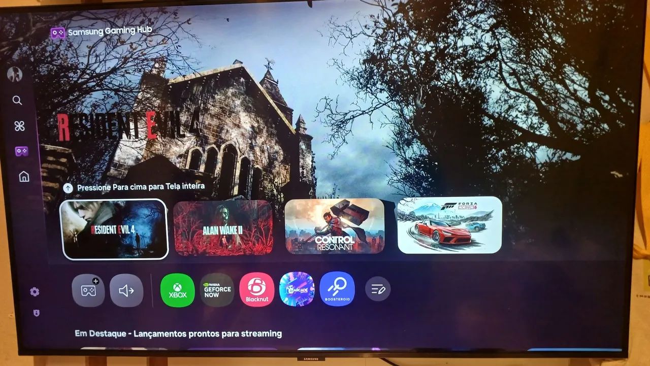 Smart TV Samsung 4K UHD Oled modo para jogos 43 Polegadas 3HDMI 1USB Bivolt -<br><br>Preto - Foto 3
