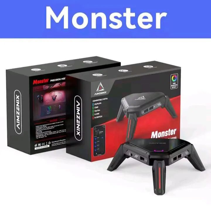 AIMZENIX Monster ゲームコントローラー AIMZENIX Monster Keyboard Mouse Adapter for PS5 (via Remote Play