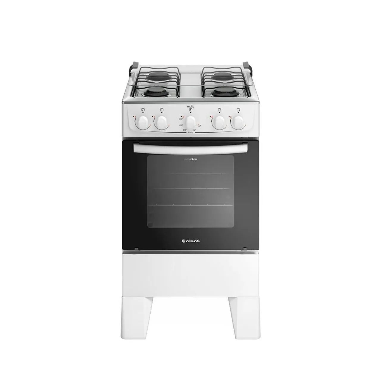Fogão Esmaltec branco 4 bocas 