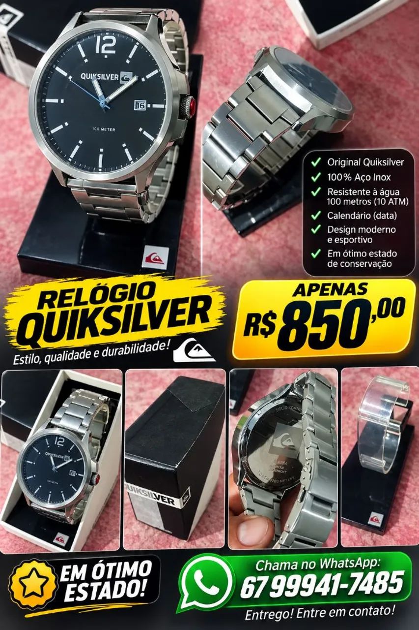 Relógio kicksilver 