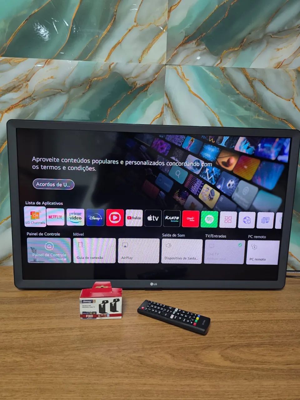 SMART TV LED LG 32 POLEGADAS FUNCIONANDO PERFEITAMENTE - Foto 2