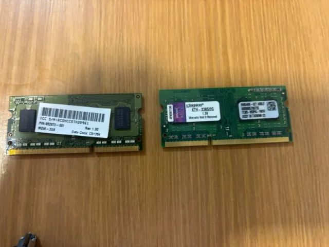 Memória RAM Notebook DDR3 2GB - 02 peças - Foto 2