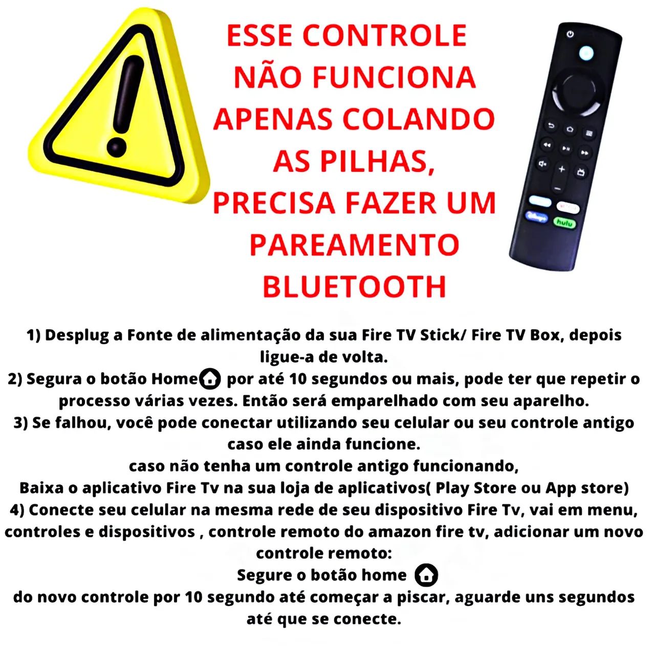 Controle Remoto Amazon Fire TV Stick - Foto 4