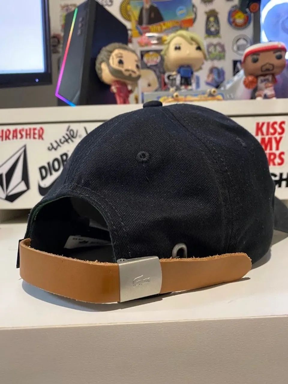 boné lacoste dad hat preto - Foto 3