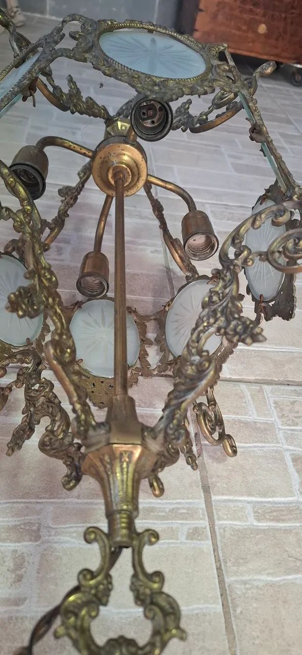 Lustre de bronze - Foto 5