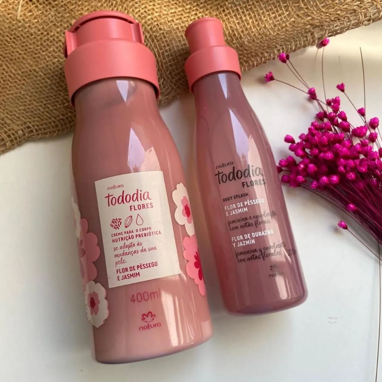 Kit Tododia Flor de Pêssego e Jasmim