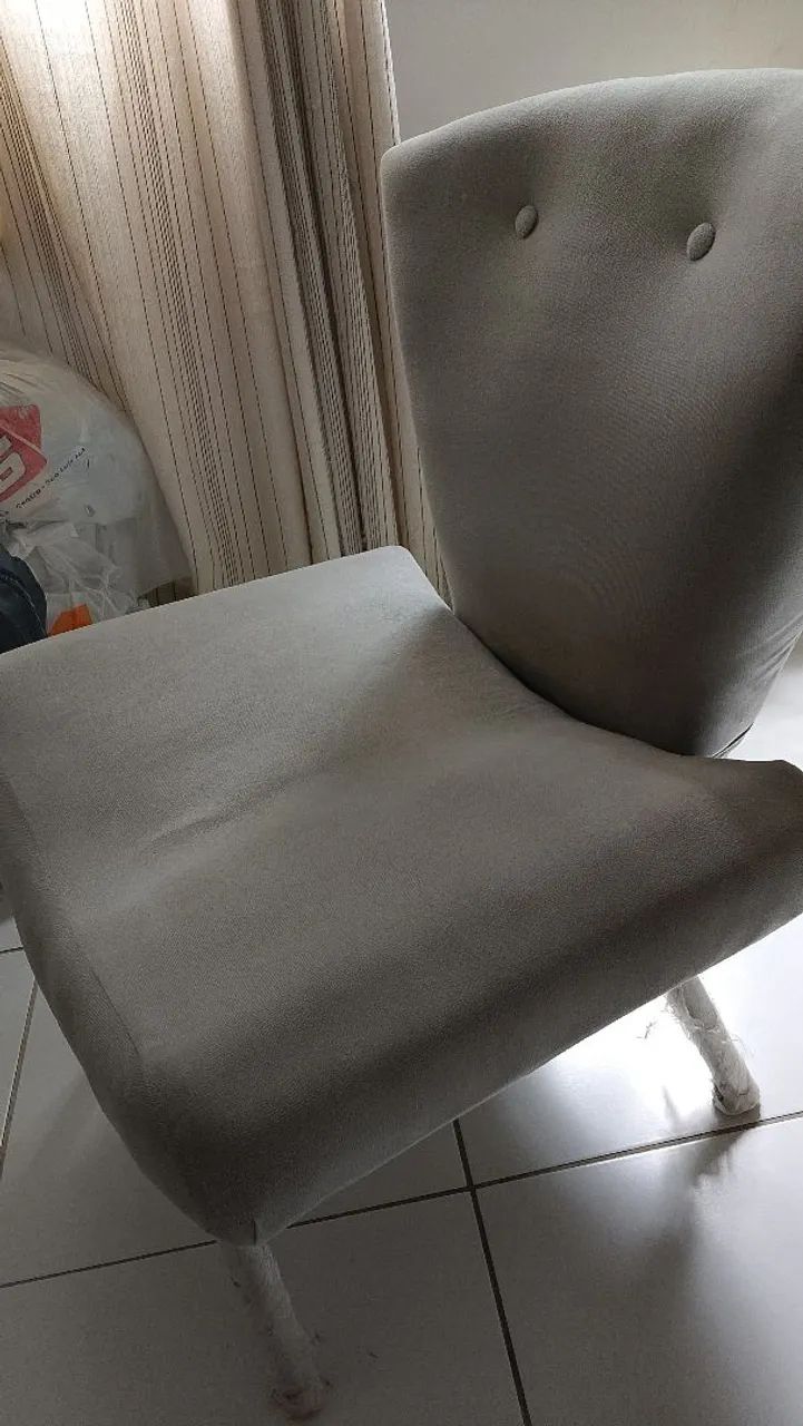 Poltrona cinza quase nem usada por 150 reais  - Foto 2