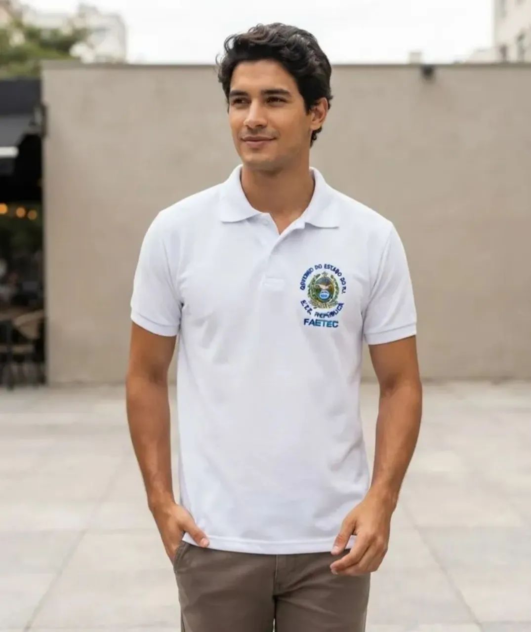 Camisa polo faetec 