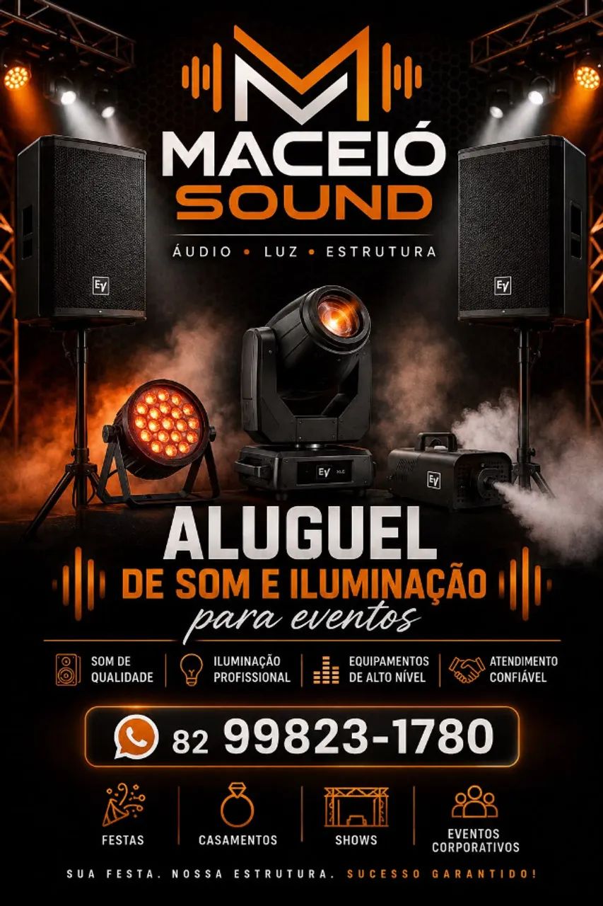 Aluguel de som
