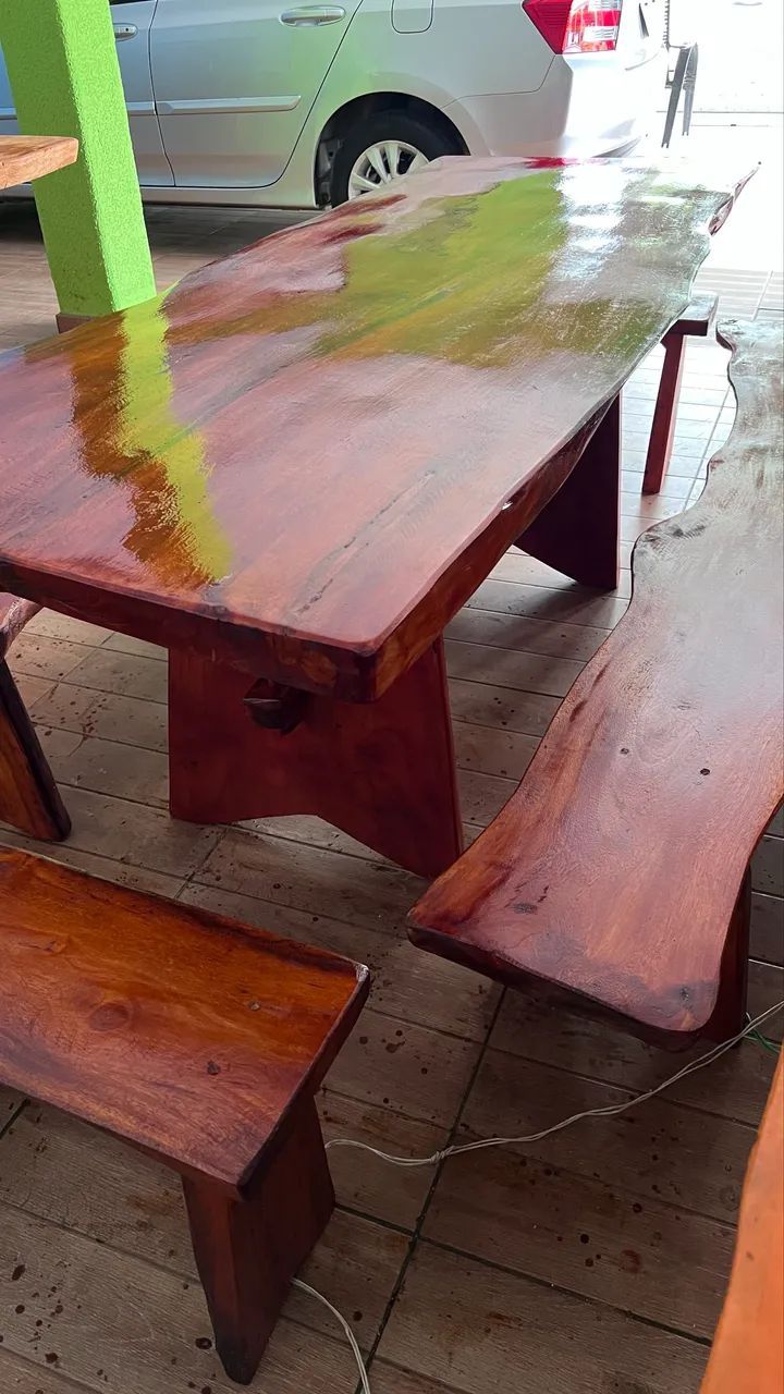 Mesa de 2m 100% jaqueira  - Foto 2