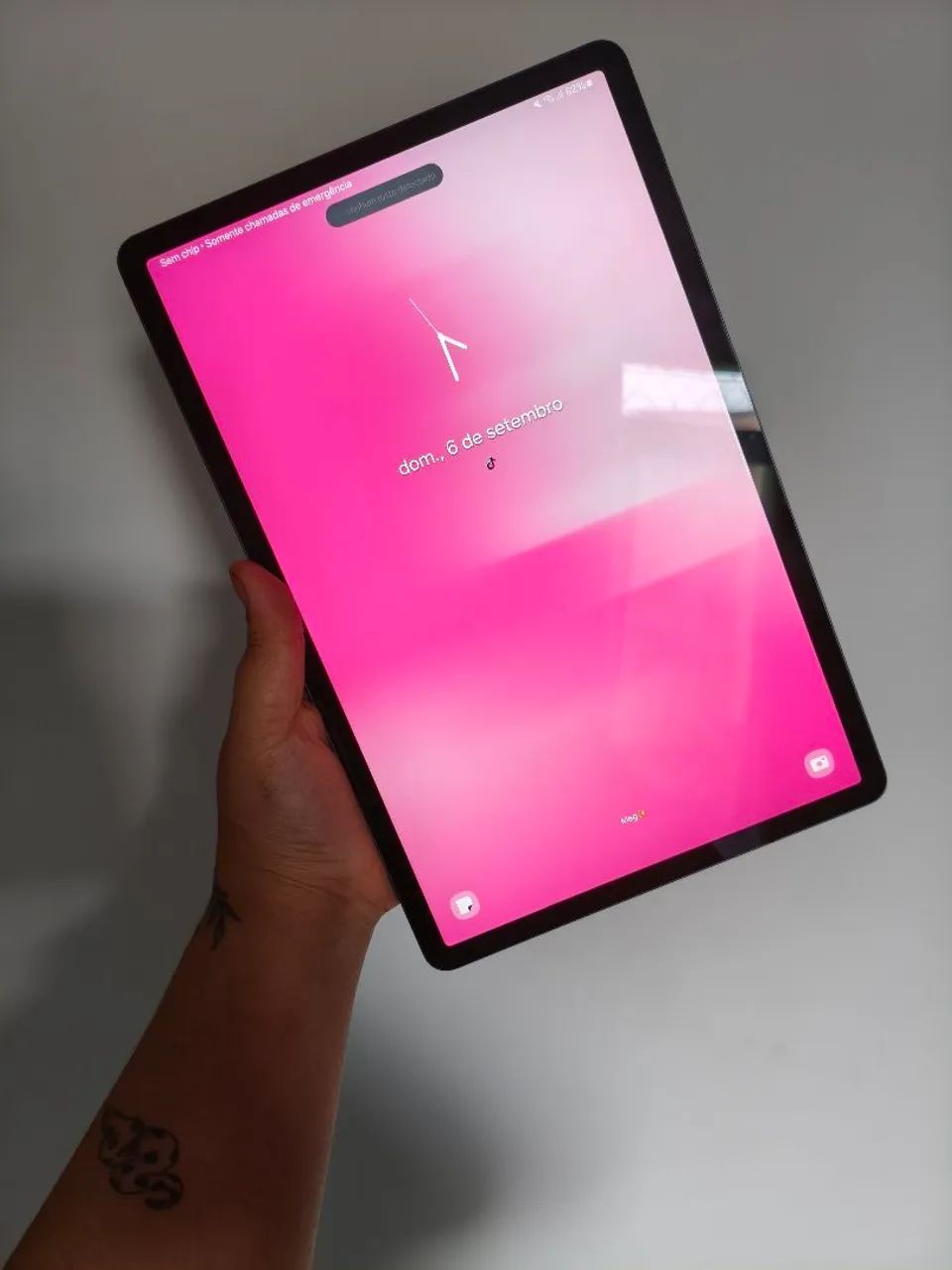 Samsung Tab S7 FE + teclado e mouse - Foto 2