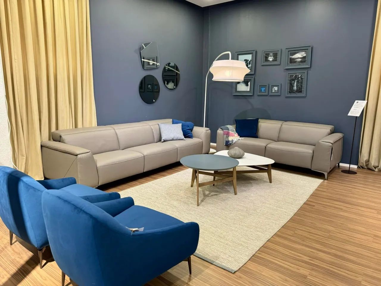 Sofá Natuzzi Trionfo 3m | Couro | R$55k na loja - Foto 4