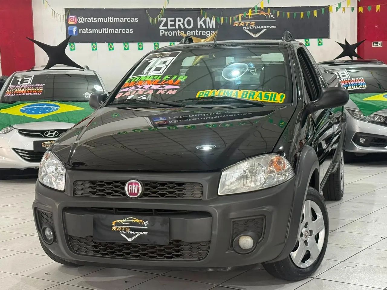 Fiat Strada Working Hard 1.4 Fire Flex 8V CS 2018 - Foto 2