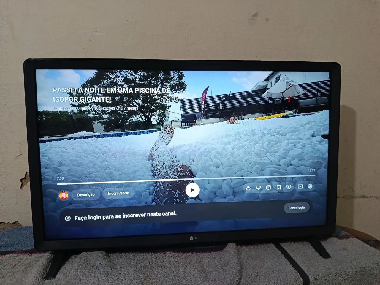 Tv LG 32 Polegadas LM top smart vc m canal LG TD funcionando perfeitamente  - Foto 4
