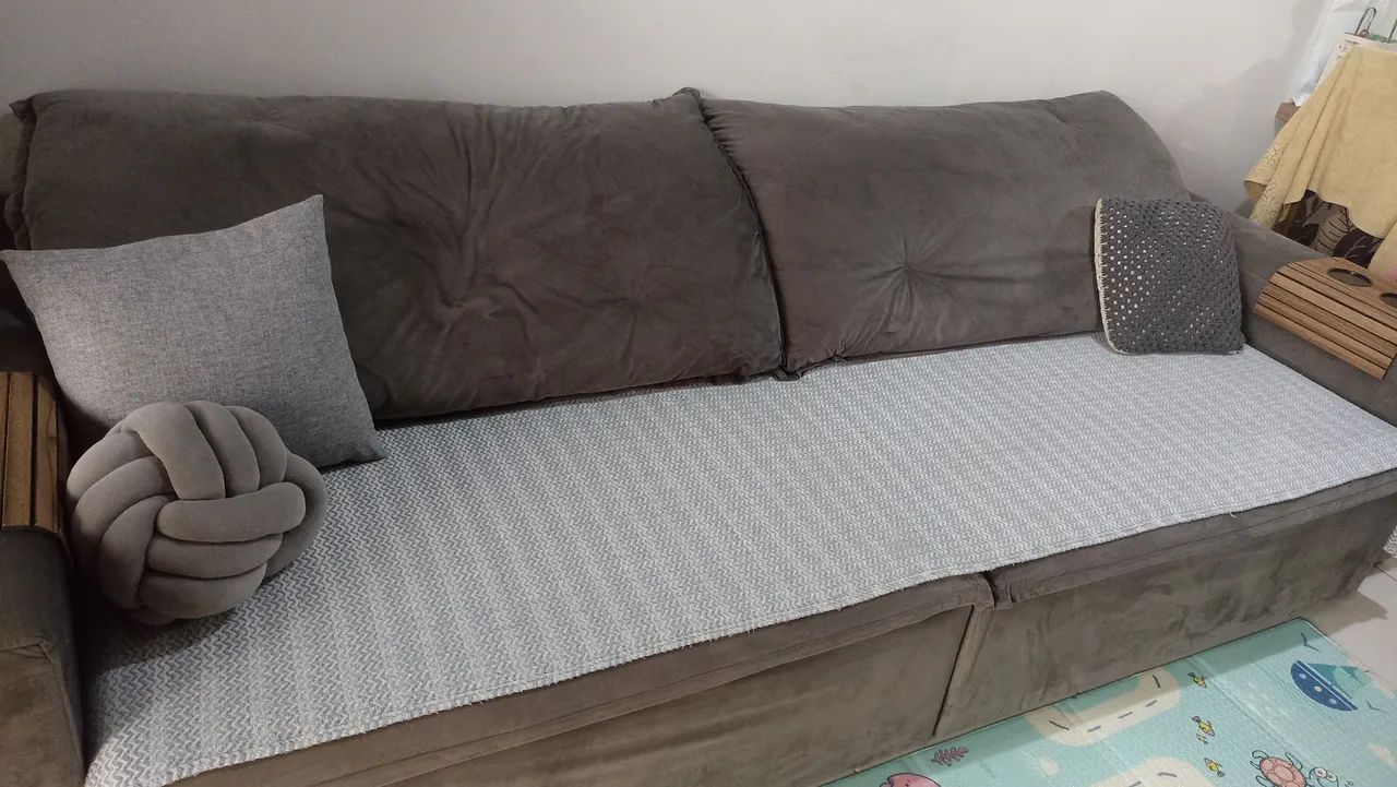 Vendo sofá semi novo bem conservado! - Foto 2