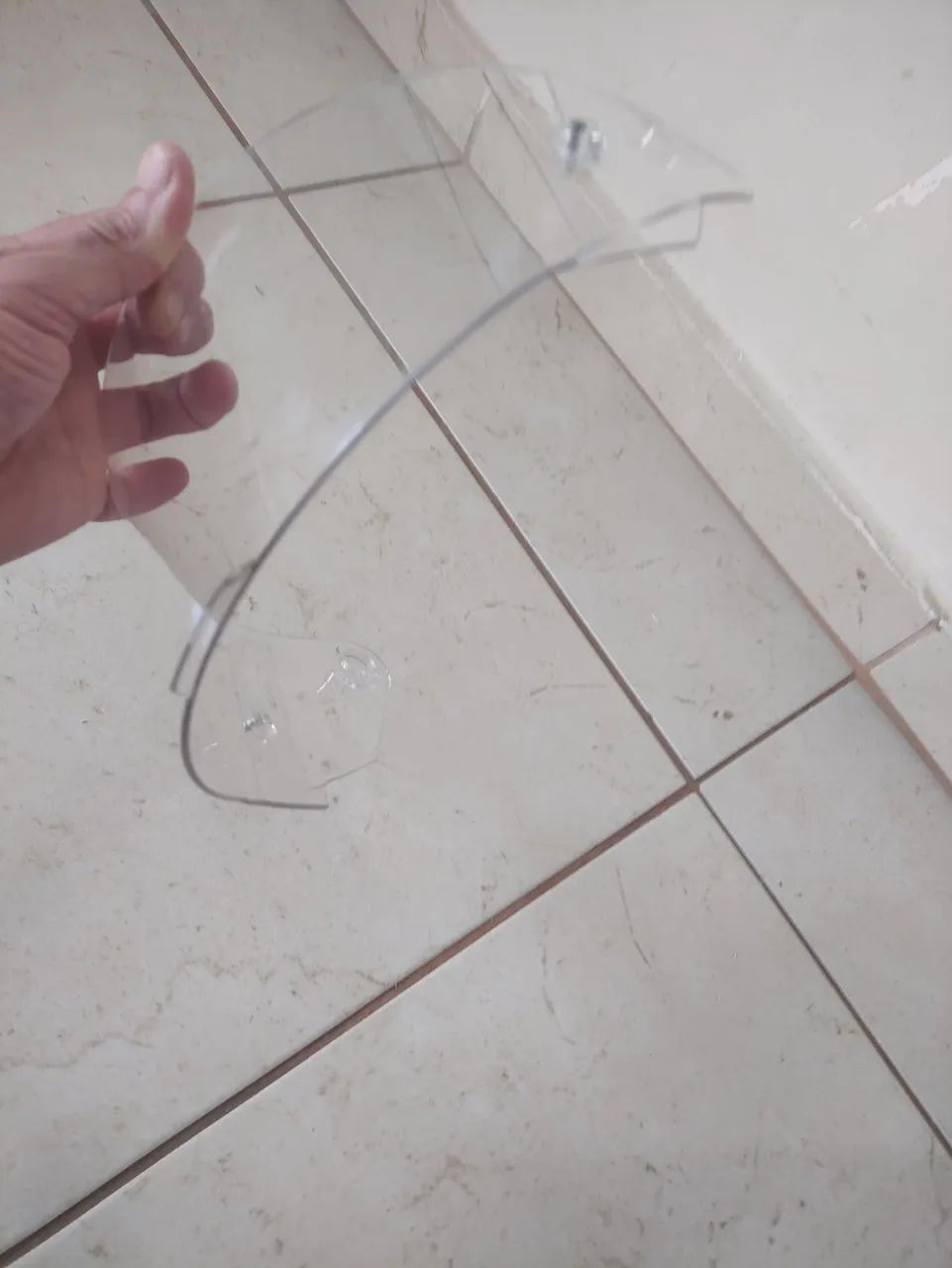 Vizeira cristal capacete kyt mazlab original nova  - Foto 2