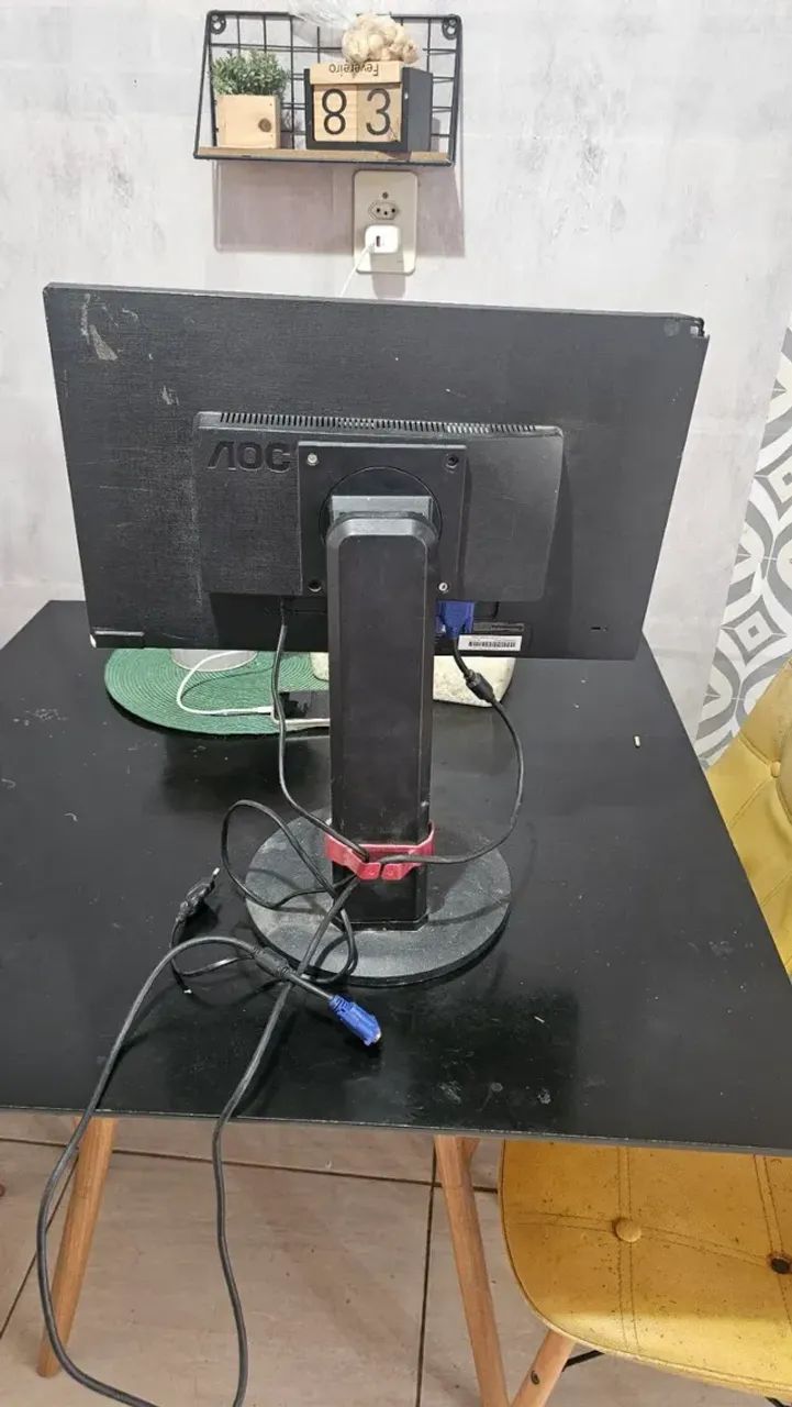 Monitor AOC E2070SWNL LED 20" - R$ 150 - Foto 3