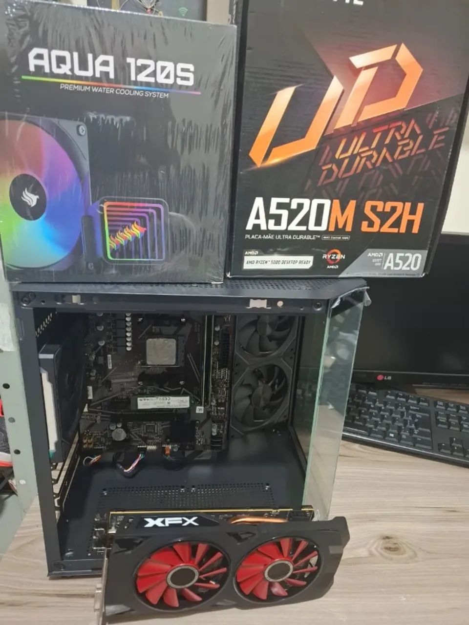 PC GAMER RYZEN 5 3500x + RX 570 4GB XFX - Foto 2