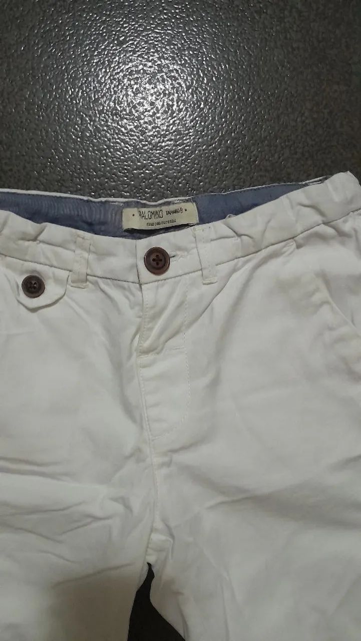 Shorte Branco Menino 8 anos  - Foto 3