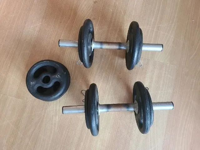 Par De Barra Oca 40cm Prata Com Presilhas - Foto 4