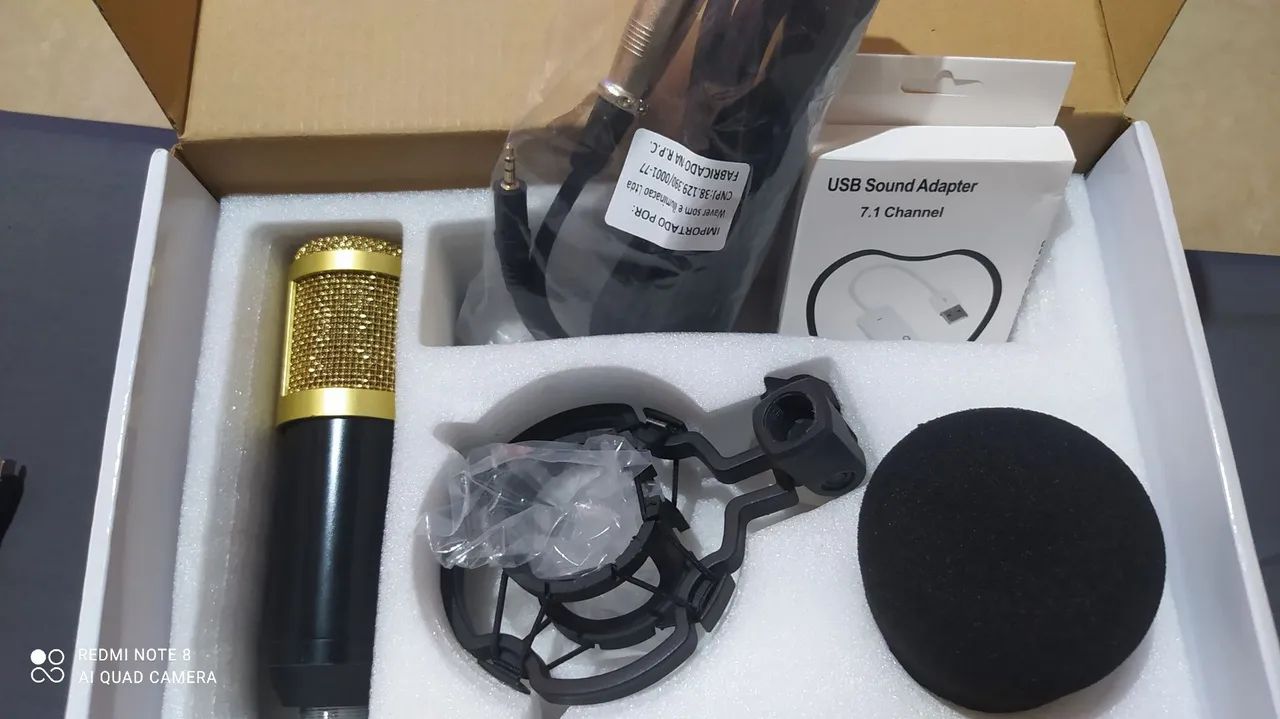 Microfone condensador BM800