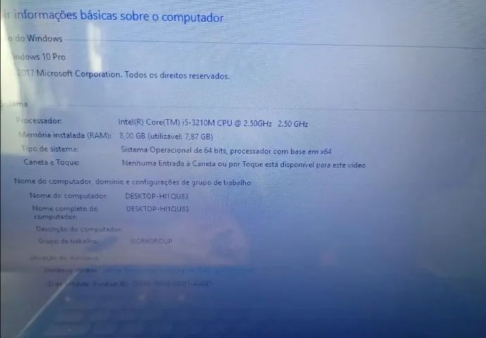 Notebook Dell 8GB HD 1TB Processador Intel Core i5-3210  - Foto 4